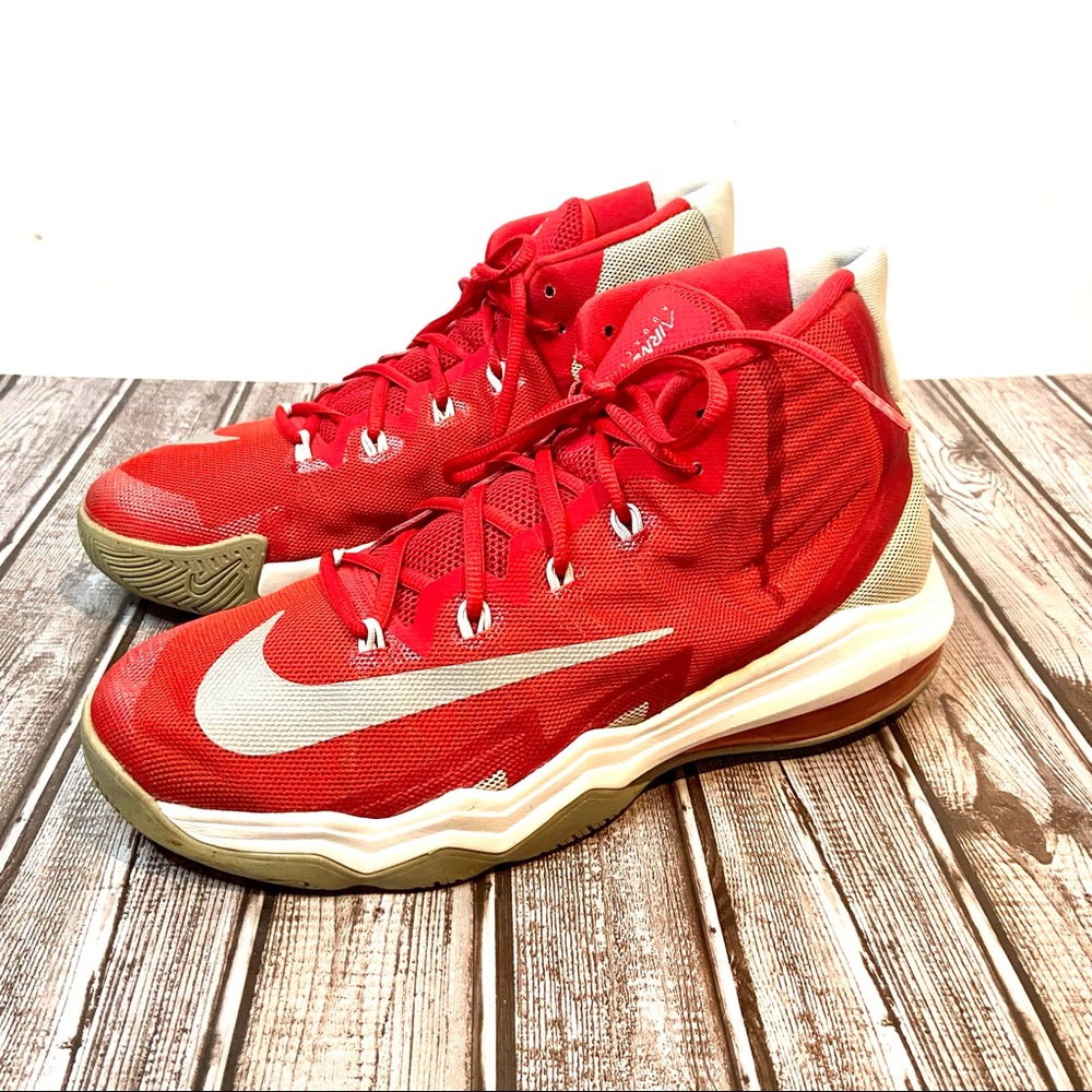 Nike Air Max Audacity red mens basketball sneakers